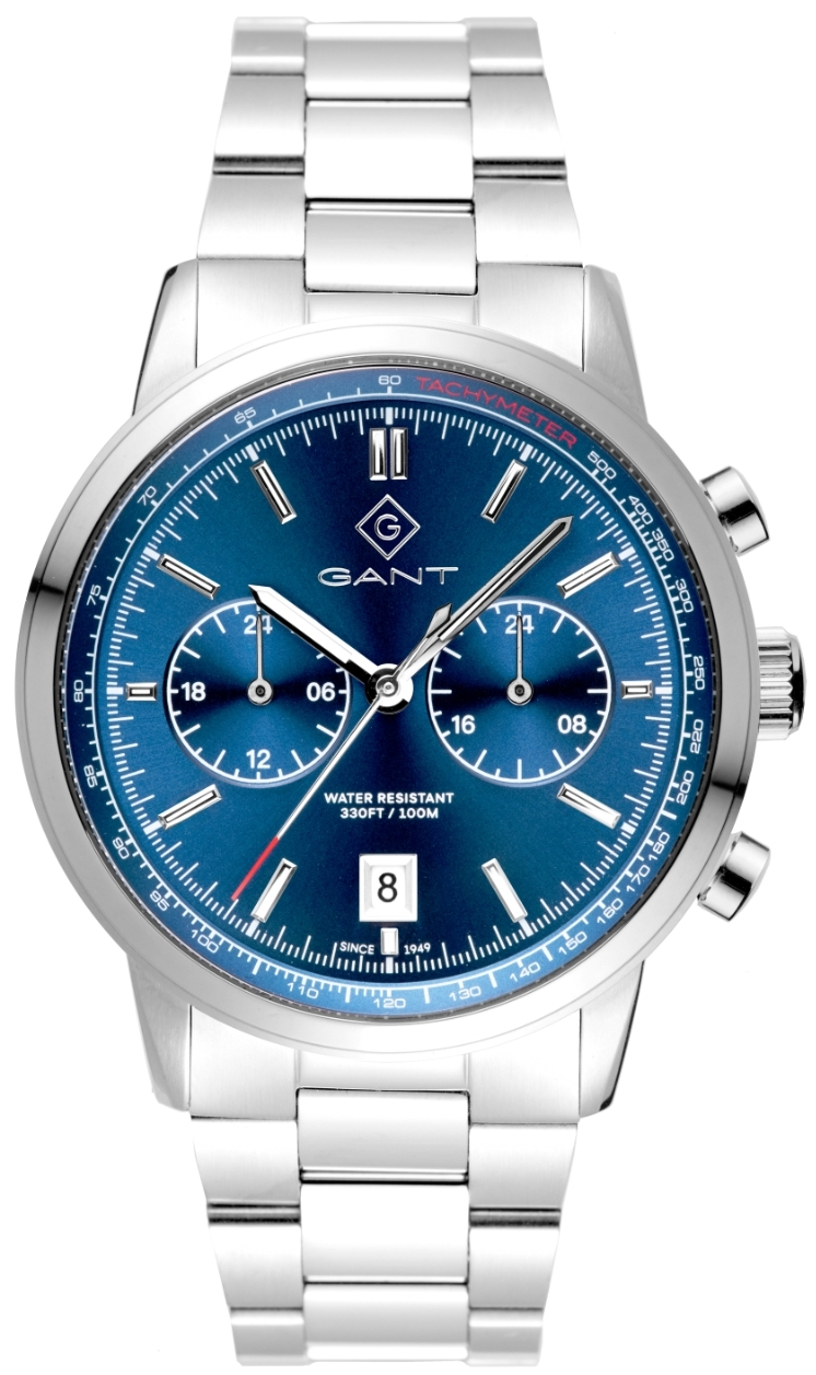Gant Herrklocka G196002 Bergamo Blå/Stål Ø42 mm
