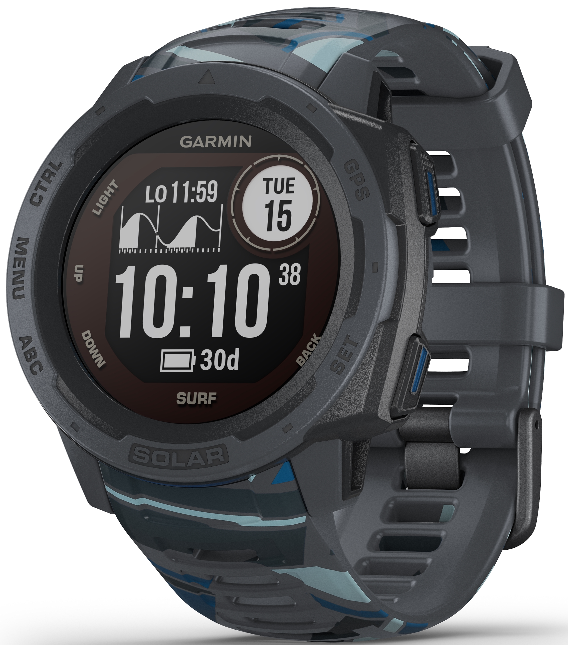 Garmin 010-02293-07 Instinct Solar LCD/Gummi Ø45 mm - Garmin