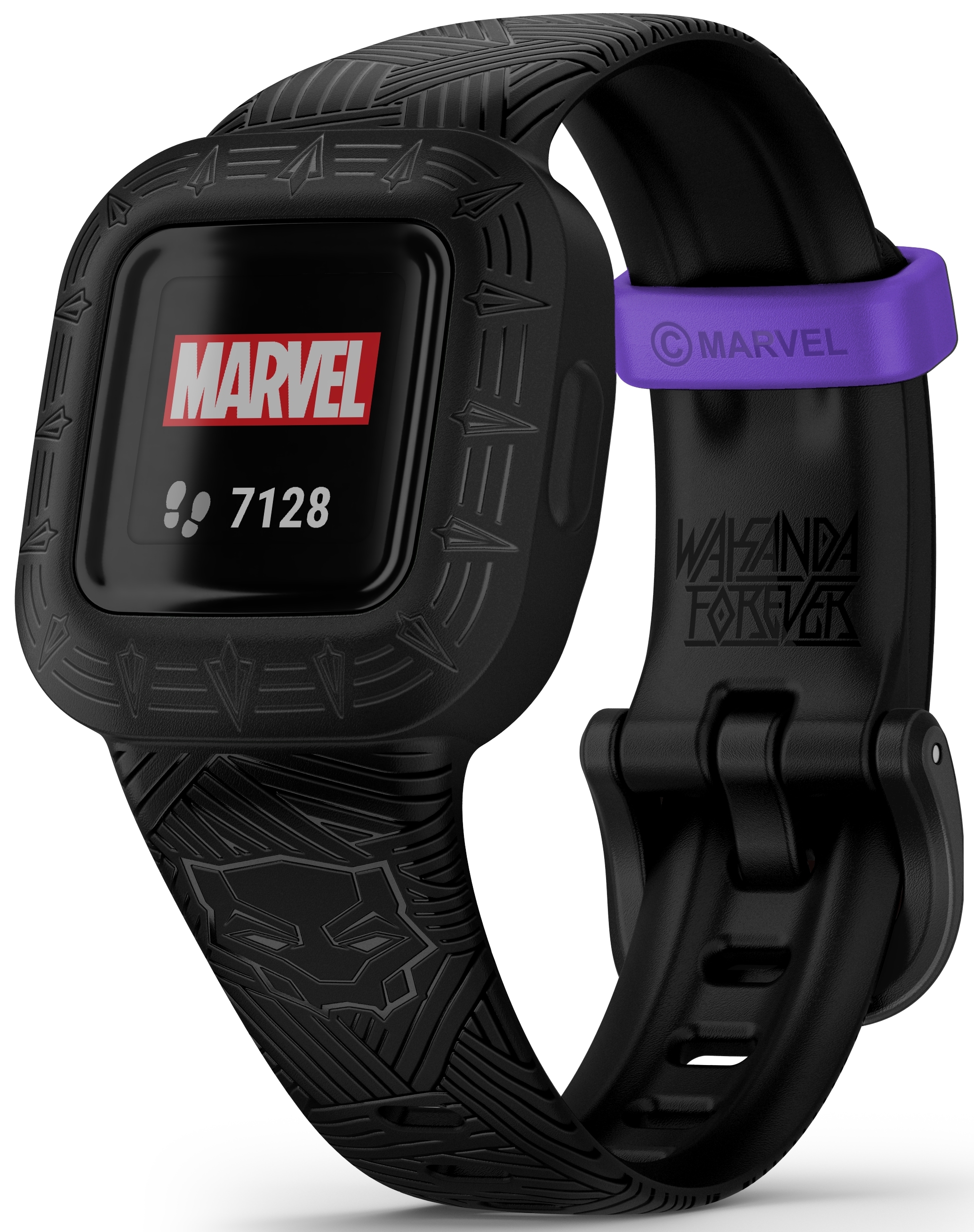 Garmin 010-02441-10 Vivofit jr. 3 Marvel Svart/Gummi 14.11x14.11 mm - Garmin