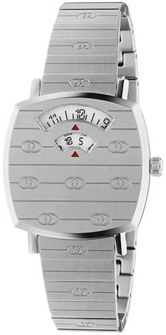 Gucci Damklocka YA157501 Grip Silverfärgad/Stål - Gucci