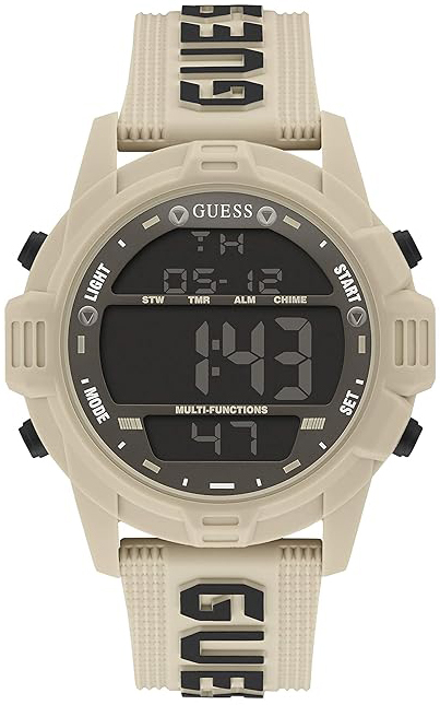 Guess Herrklocka GW0050G5 Sport LCD/Gummi Ø48 mm - Guess