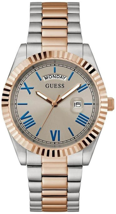 Guess Herrklocka GW0265G13 Connoisseur Grå/Roséguldstonat stål - Guess