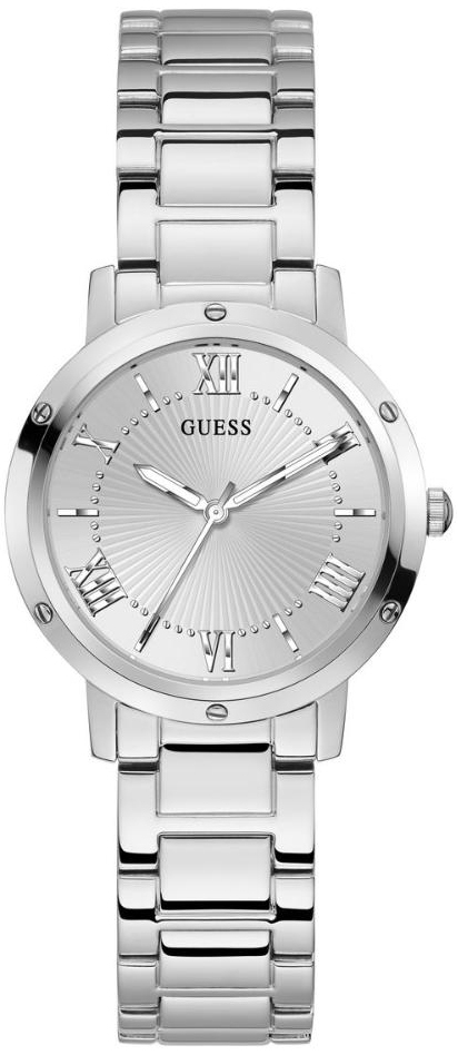 Guess Damklocka GW0404L1 Dawn Silverf&auml;rgad/St&aring;l &Oslash;34 mm