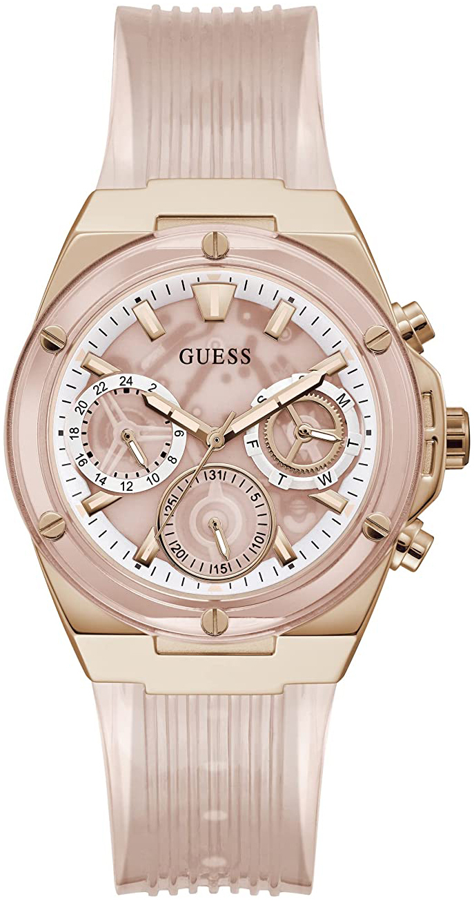 Guess Damklocka GW0409L3 Athena Skelettskuren/Resinplast &Oslash;39 mm