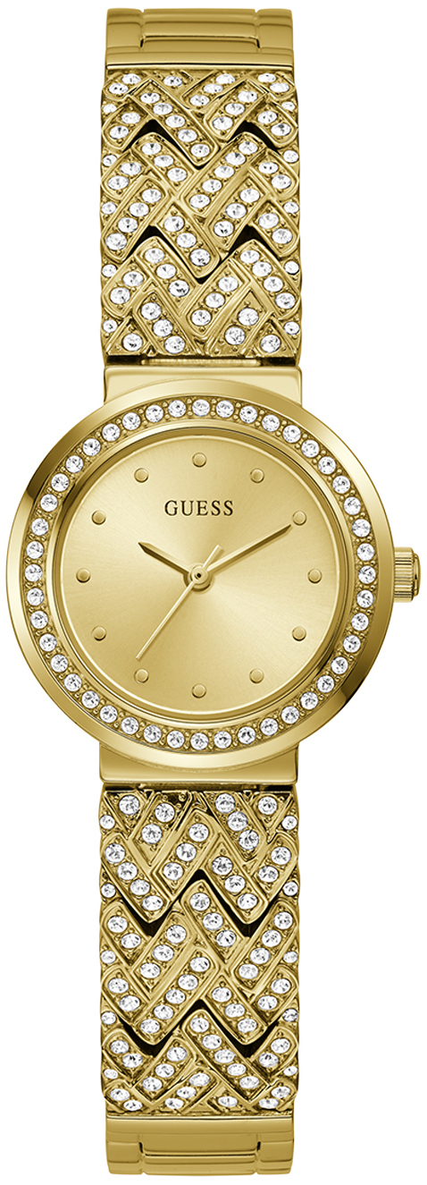 Guess Damklocka GW0476L2 Treasure Guld/Gulguldtonat stål Ø28 mm - Guess