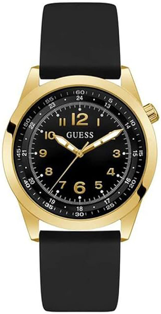 Guess Herrklocka GW0494G2 Max Svart/Gummi Ø42 mm - Guess