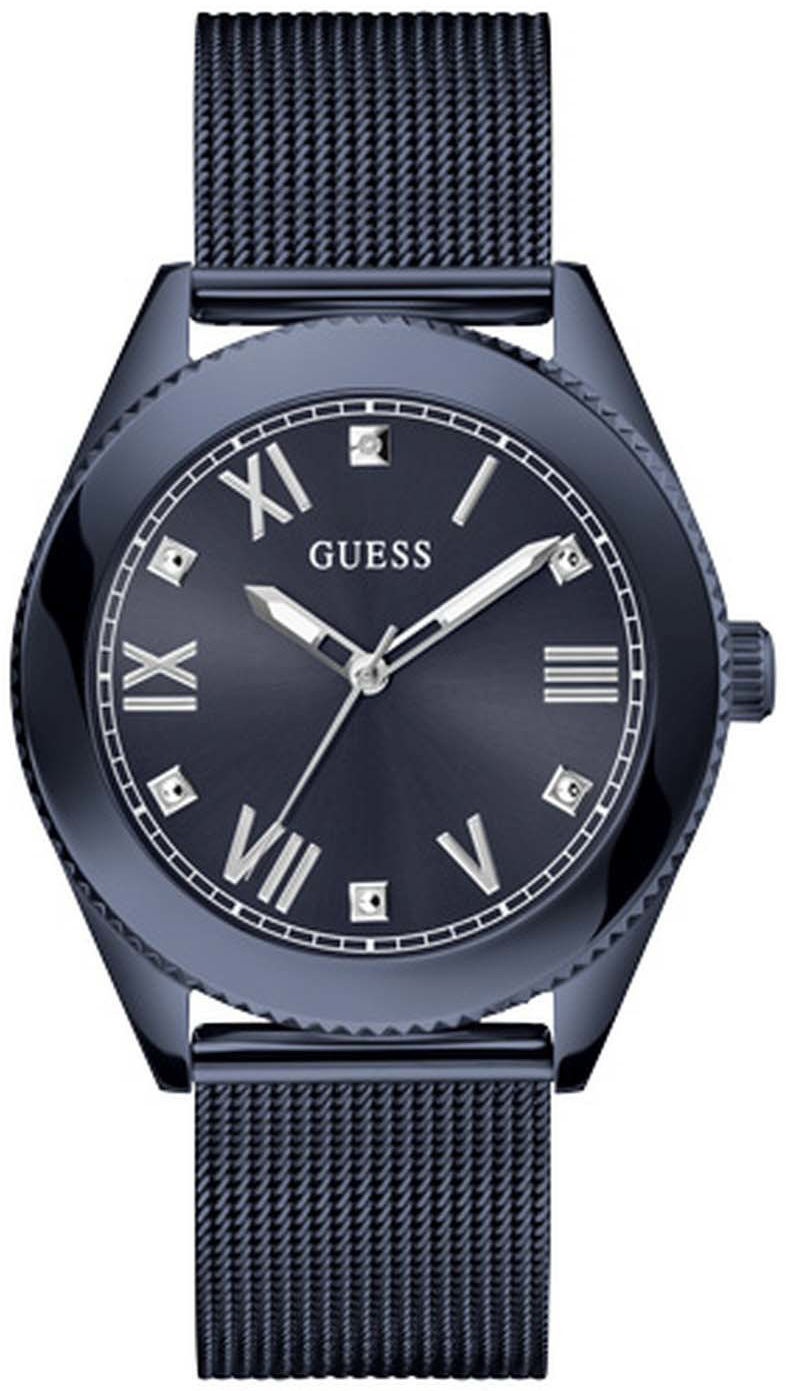 Guess Herrklocka GW0495G3 Noble Blå/Stål Ø44 mm - Guess
