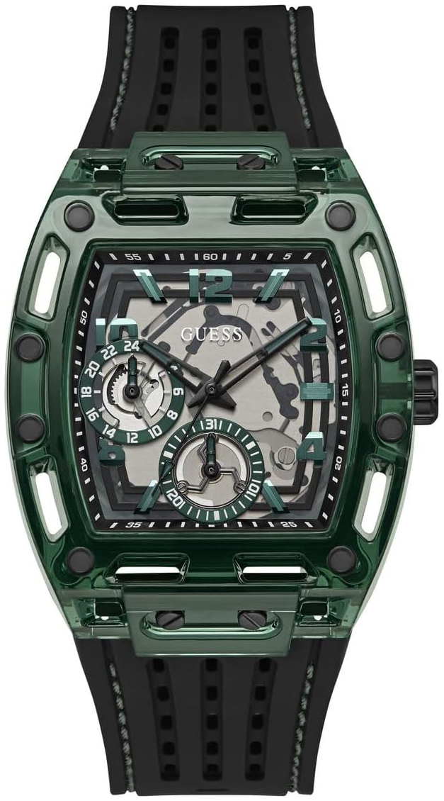 Guess Herrklocka GW0499G7 Phoenix Grå/Gummi - Guess