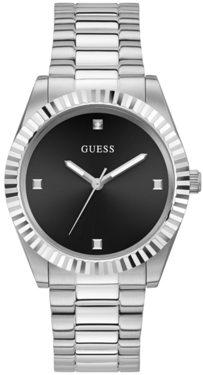 Guess Herrklocka GW0542G1 Connoisseur Svart/Stål Ø42 mm - Guess