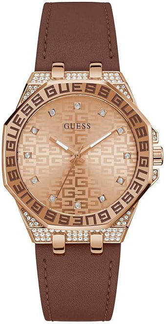 Guess Damklocka GW0547L2 Insignia Roséguldstonad/Läder Ø32 mm - Guess