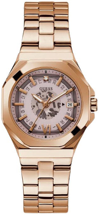 Guess Damklocka GW0551L3 Empress Rosa/Roséguldstonat stål Ø34 mm - Guess