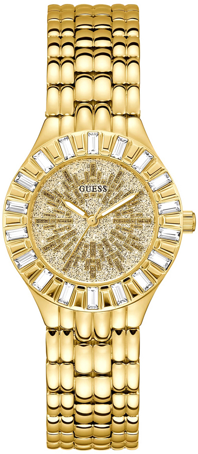 Guess Damklocka GW0602L2 Firework Guld/Gulguldtonat st&aring;l &Oslash;34 mm