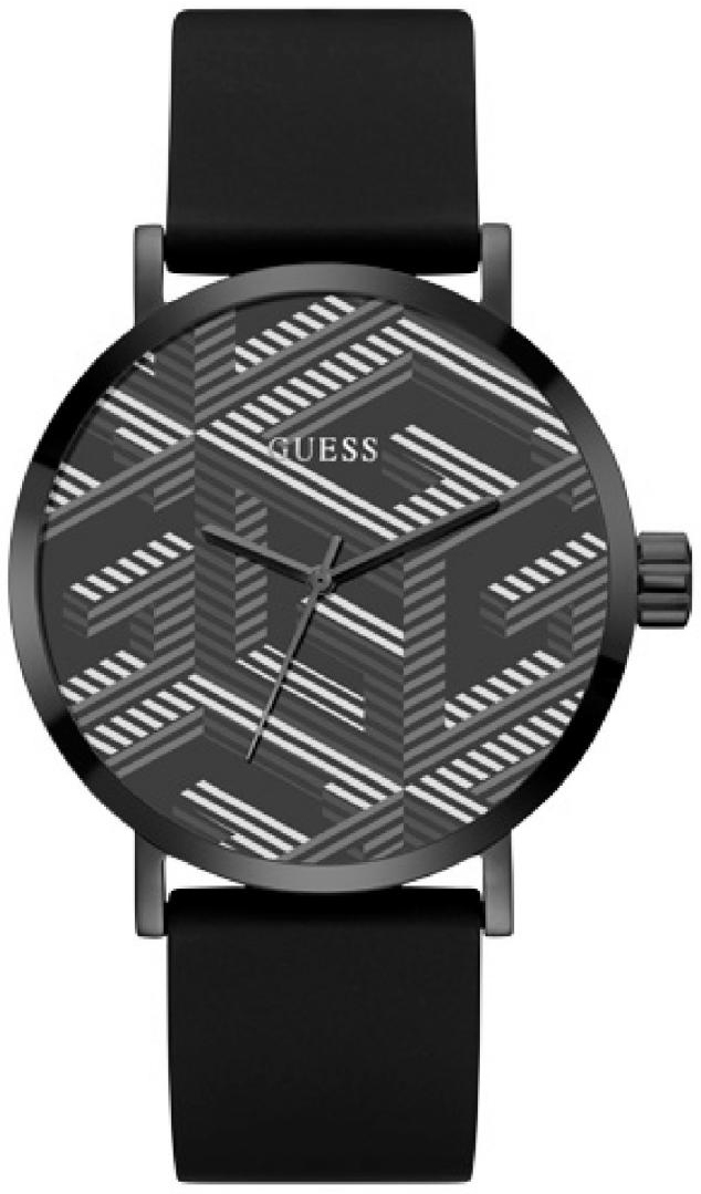 Guess Herrklocka GW0625G3 G Bossed Grå/Gummi Ø44 mm - Guess