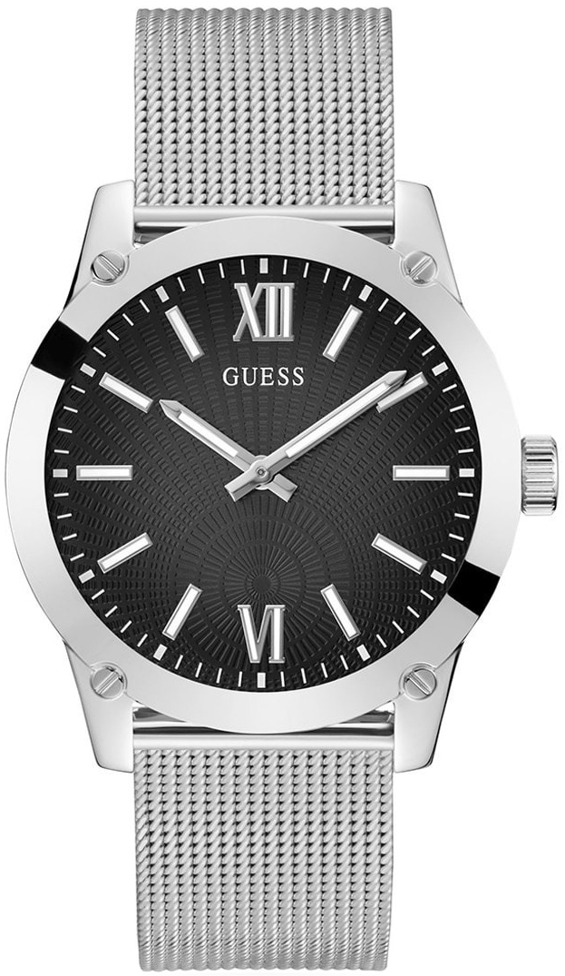 Guess Herrklocka GW0629G1 Crescent Svart/Stål Ø44 mm - Guess