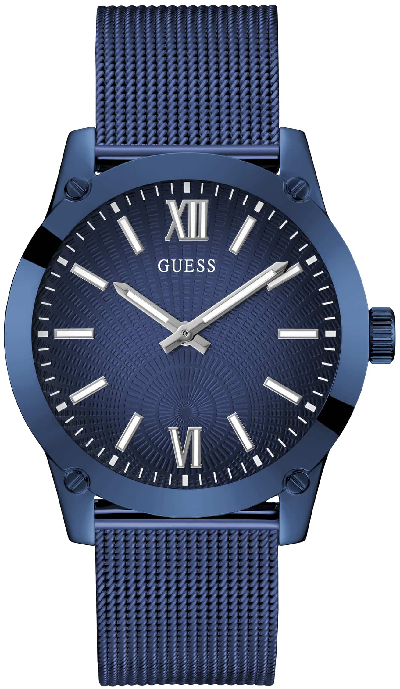 Guess Herrklocka GW0629G3 Crescent Blå/Stål Ø44 mm - Guess