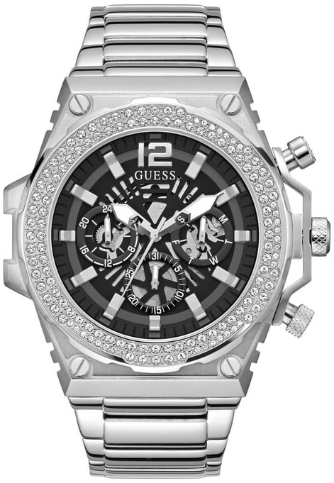 Guess Herrklocka GW0632G1 Svart/Stål Ø48 mm - Guess