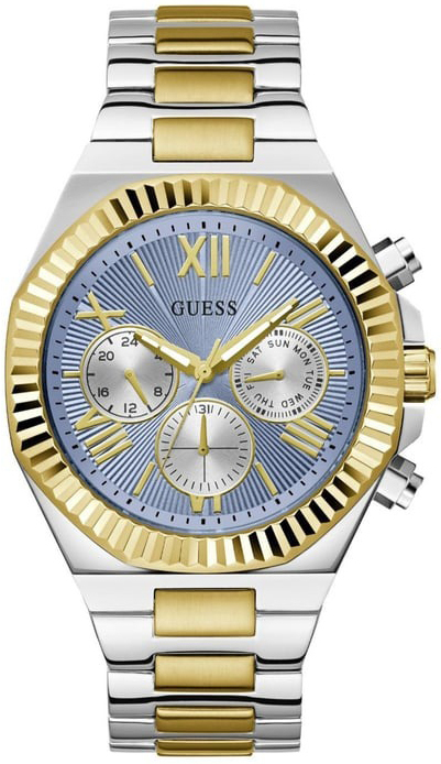 Guess Herrklocka GW0703G3 Equity Blå/Gulguldtonat stål Ø44 mm - Guess