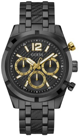 Guess Herrklocka GW0714G4 Resistance Svart/Stål Ø44 mm - Guess