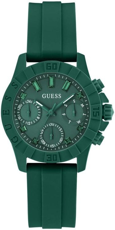 Guess Damklocka GW0775L3 Sportstar Grön/Gummi Ø38 mm - Guess