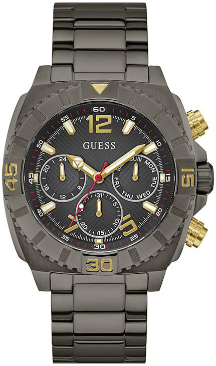 Guess Herrklocka GW0800G2 Traction Grå/Stål - Guess