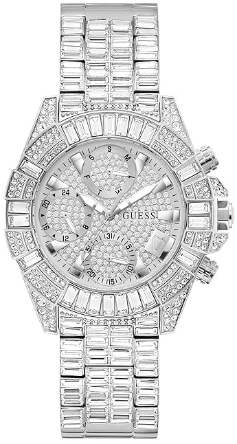 Guess Damklocka GW0812L1 Iconic Silverfärgad/Stål Ø39 mm