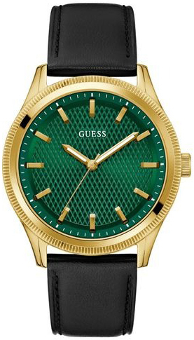 Guess Herrklocka GW0846G1 Dex Grön/Läder Ø44 mm - Guess