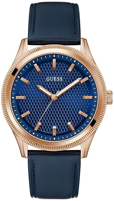 Guess Herrklocka GW0846G2 Dex Blå/Läder Ø44 mm