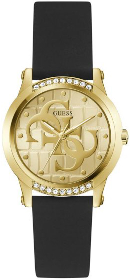 Guess Damklocka GW0860L1 Annette Guld/Gummi Ø36 mm - Guess