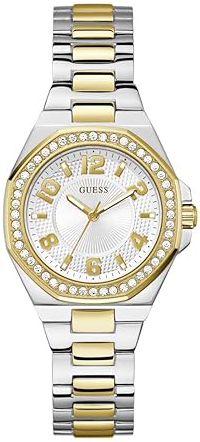 Guess Damklocka GW0877L5 Contessa Silverfärgad/Gulguldtonat stål - Guess
