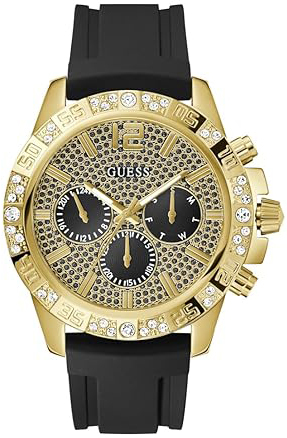 Guess Herrklocka GW0909G2 Majestic Guld/Gummi Ø48 mm - Guess