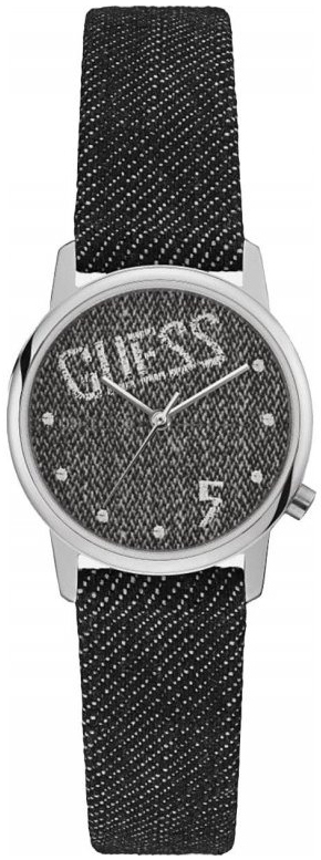 Guess Damklocka V1017M2 Grå/Textil Ø30 mm - Guess