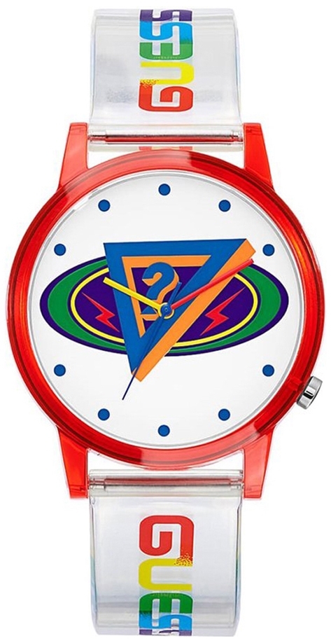 Guess Herrklocka V1050M1 J Blavin Vit/Gummi Ø42 mm - Guess