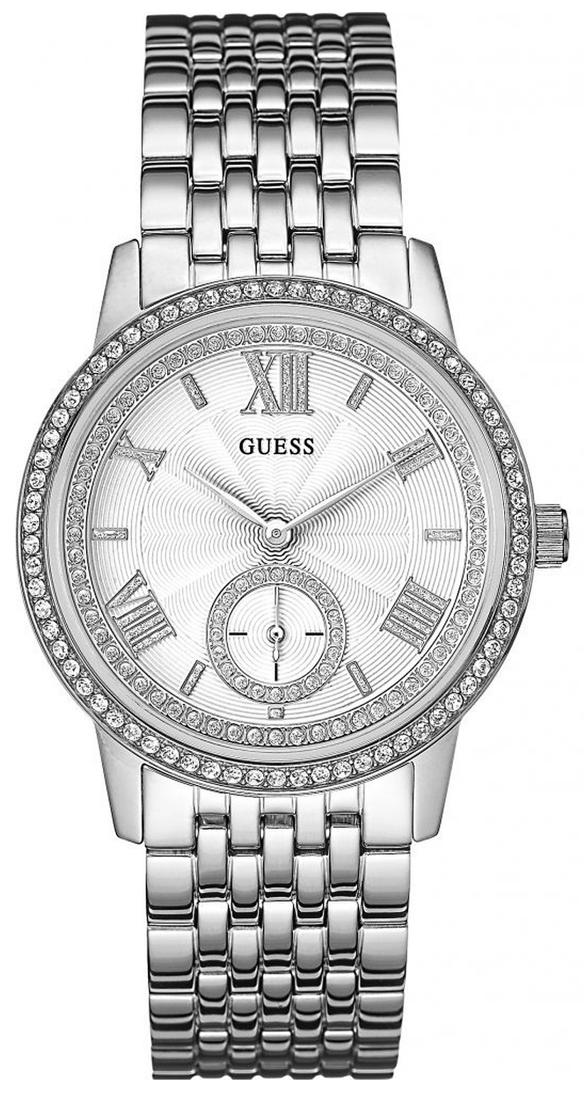 Guess Damklocka W0573L1 Gramercy Silverfärgad/Stål Ø39 mm - Guess