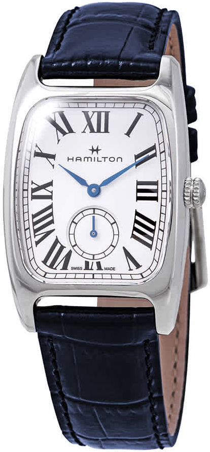 Hamilton Herrklocka H13321611 American Classic Boulton Vit/Läder - Hamilton
