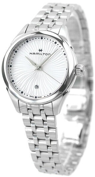 Hamilton Damklocka H32231110 Jazzmaster Vit/Stål Ø30 mm - Hamilton