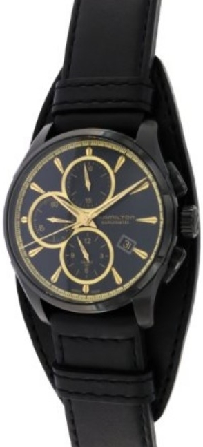 Hamilton Herrklocka H32506730 Jazzmaster Svart/Läder Ø42 mm - Hamilton