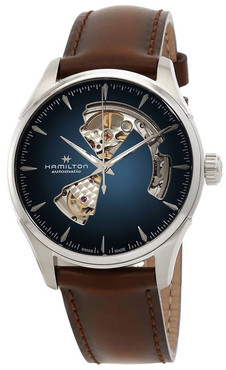Hamilton Herrklocka H32675540 American Classic Jazzmaster Blå/Läder - Hamilton