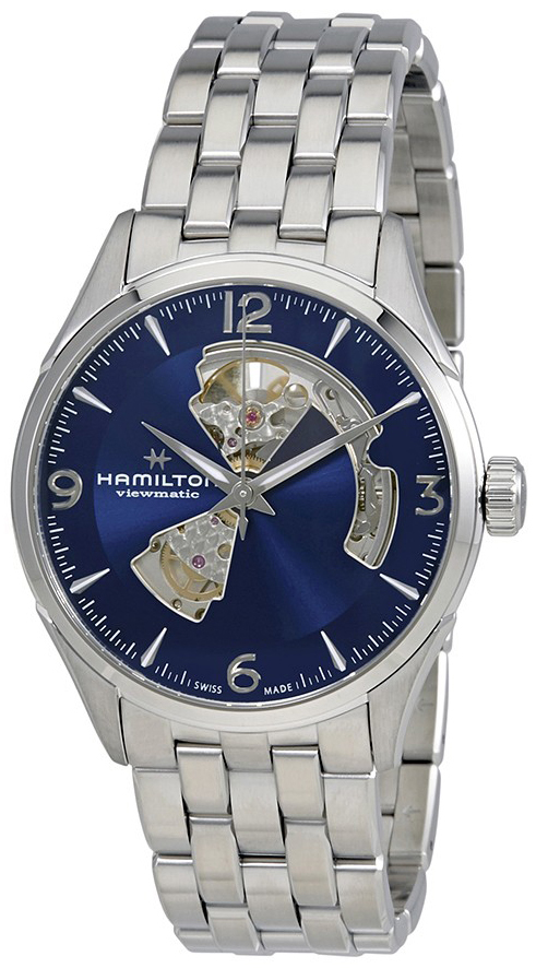 Hamilton Herrklocka H32705141 Jazzmaster Blå/Stål Ø42 mm - Hamilton