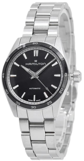 Hamilton Damklocka H36135130 Jazzmaster Performer Svart/Stål Ø34 mm - Hamilton