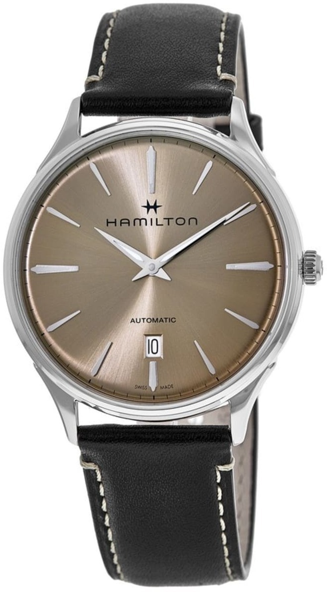 Hamilton Herrklocka H38525721 Jazzmaster Brun/Läder Ø40 mm - Hamilton