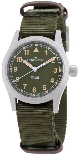 Hamilton Herrklocka H69301960 Khaki Field Gr&ouml;n/Textil &Oslash;33 mm