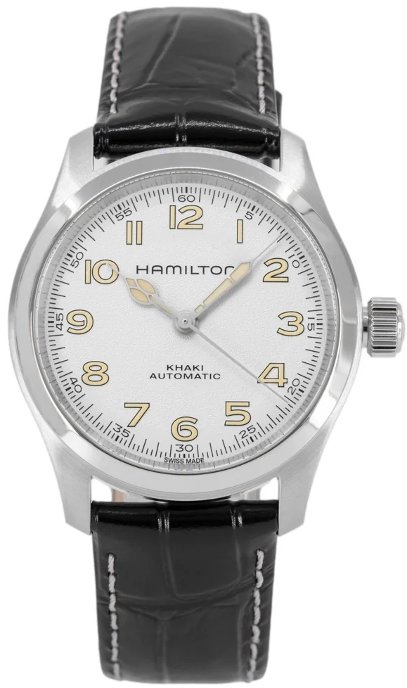 Hamilton H70405710 Khaki Field Vit/Läder Ø38 mm - Hamilton