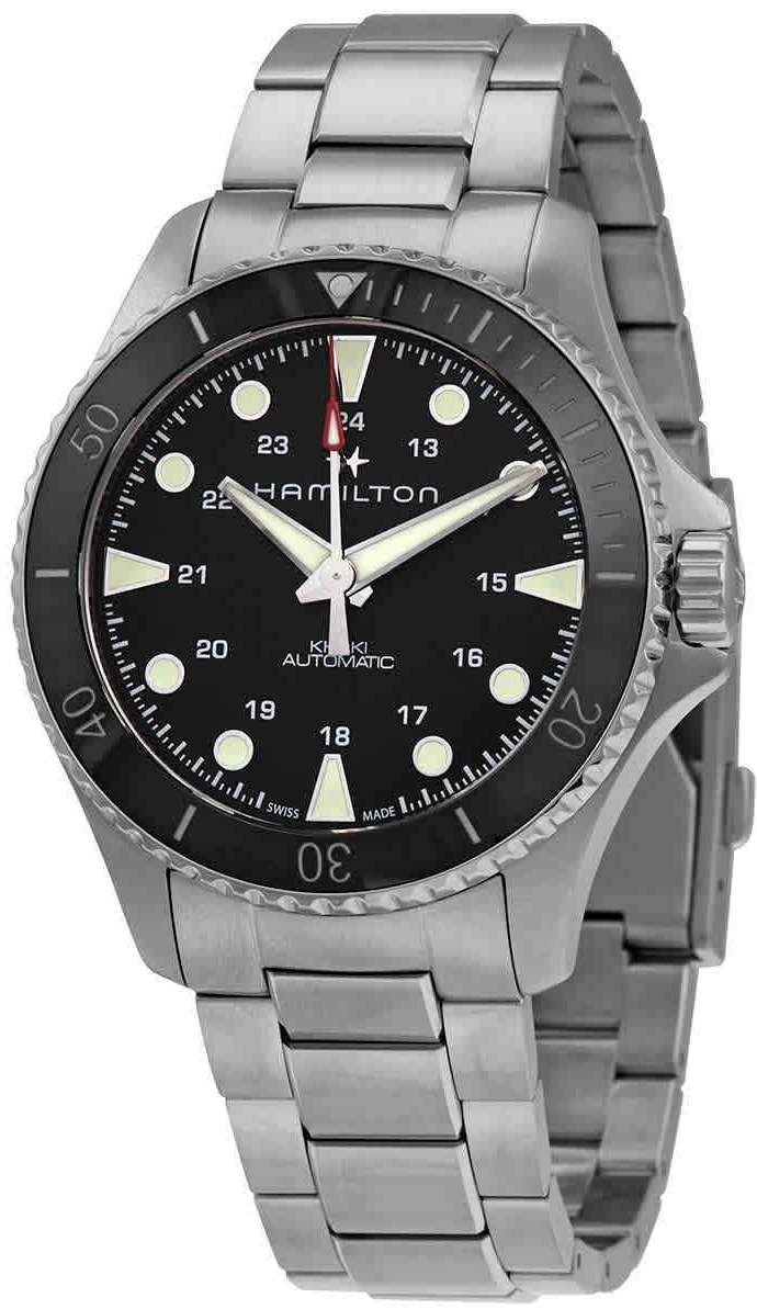 Hamilton Herrklocka H82515130 Khaki Navy Svart/Stål Ø43 mm - Hamilton