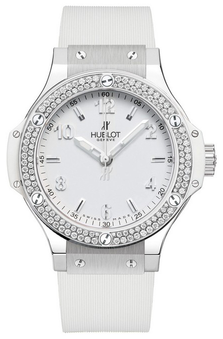 Hublot Damklocka 361.SE.2010.RW.1104 Big Bang 38mm Vit/Gummi Ø38 mm - Hublot