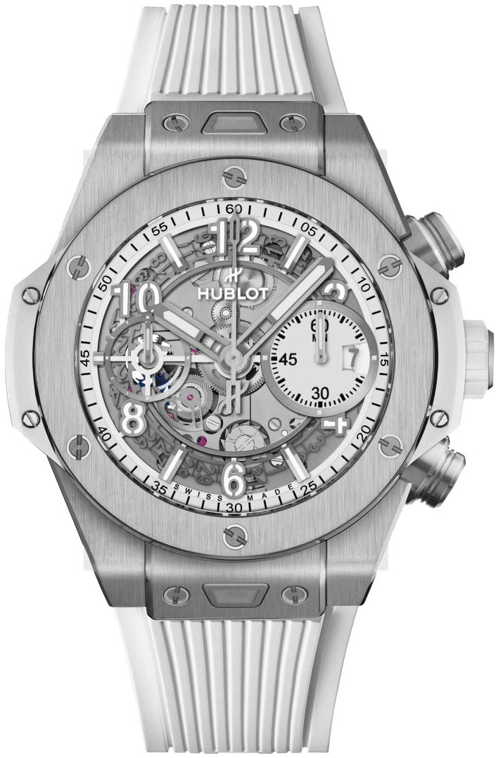 Hublot Herrklocka 441.NE.2011.RW Big Bang 42mm Vit/Gummi Ø42 mm - Hublot
