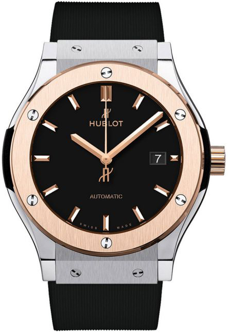 Hublot Herrklocka 542.NO.1181.RX Classic Fusion Svart/Gummi Ø42 mm - Hublot
