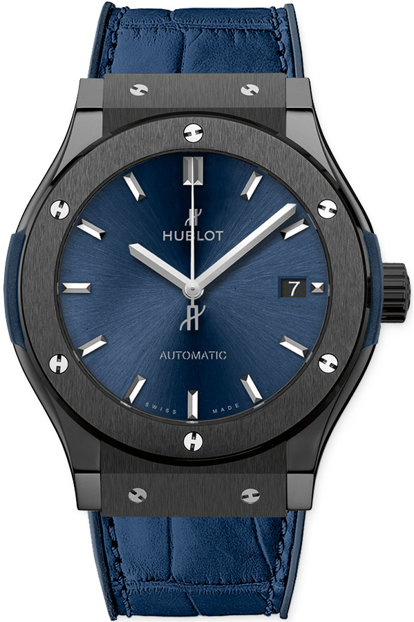 Hublot Damklocka 565.CM.7170.LR Classic Fusion Blå/Gummi Ø38 mm - Hublot