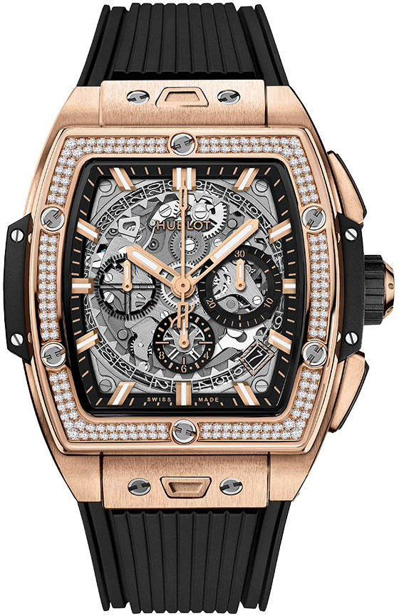 Hublot Herrklocka 642.OX.0180.RX.1104 Big Bang 42mm Svart/Gummi - Hublot