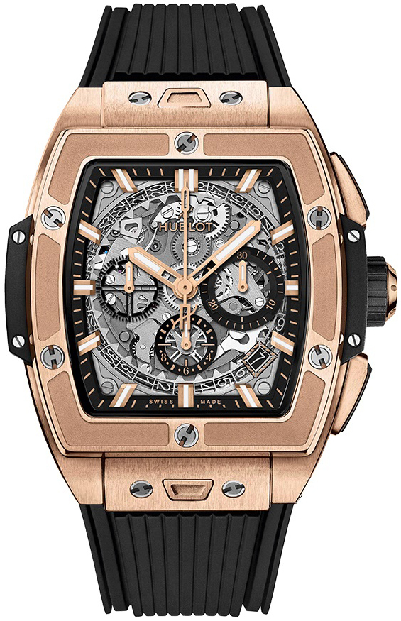 Hublot Herrklocka 642.OX.0180.RX Big Bang 42mm Svart/Gummi - Hublot