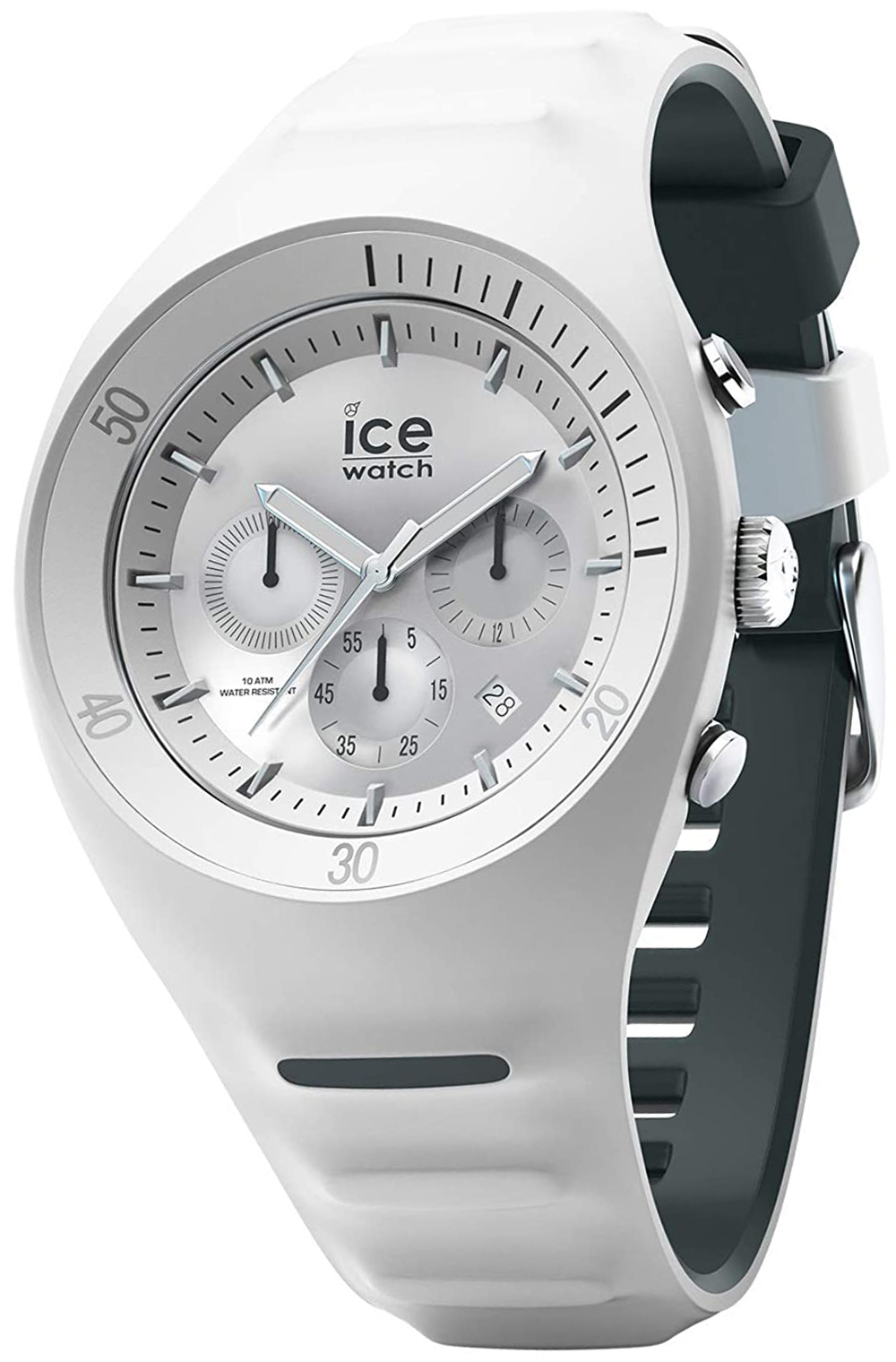 Ice Watch Herrklocka 014943 Silverf&auml;rgad/Gummi &Oslash;49 mm